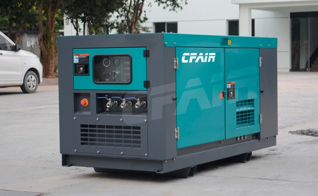 portable air compressor diesel engine