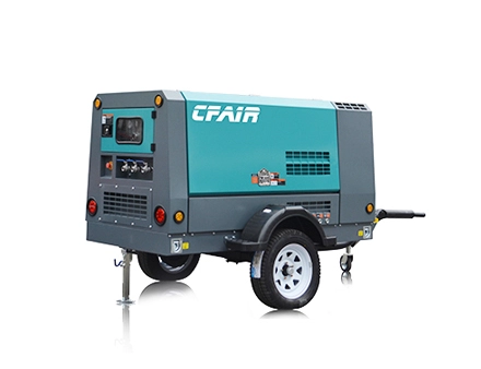 CF275MI-7 compressore d'aria a vite Mobile Diesel CFAIR 7 Bar 275 CFM con motore ISUZU per l'estrazione mineraria