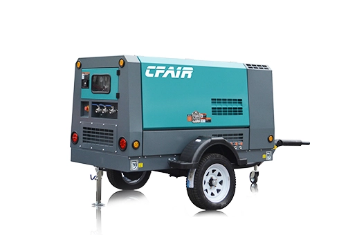 CF100MR-7 CFAIR compressore d'aria a vite Mobile con motore Diesel a pressione portatile da 7 Bar