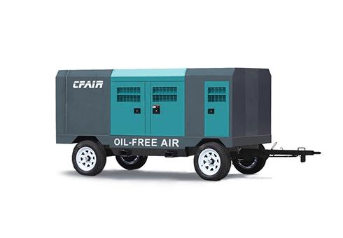 CFOF150M-8.8 150 CFM compressore Diesel senza olio tipo portatile con Standard di emissione EPA T4F/EV Stage V