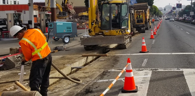 Compressori d'aria per la costruzione di strade