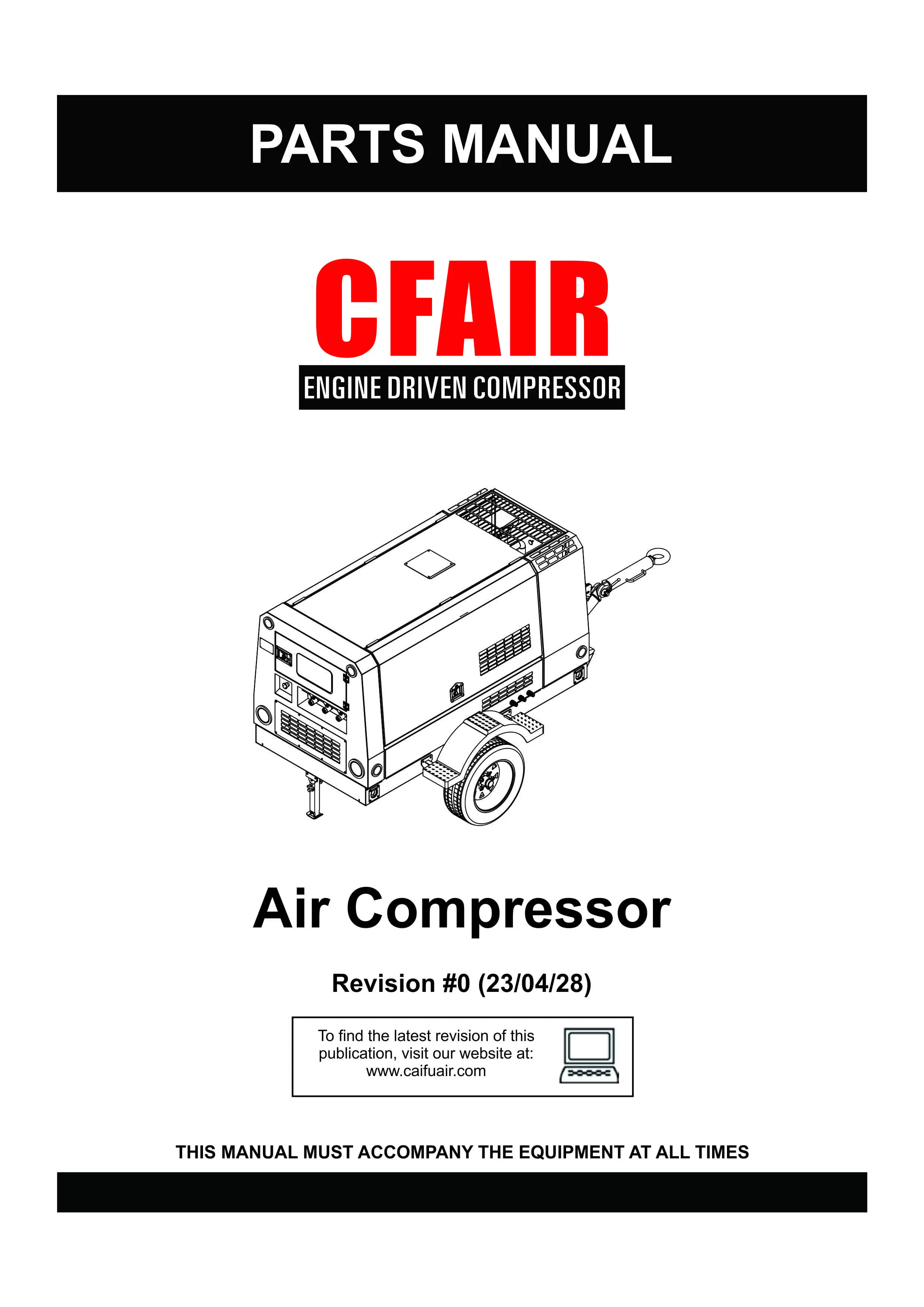 Parti manuale-compressore d'aria portatile